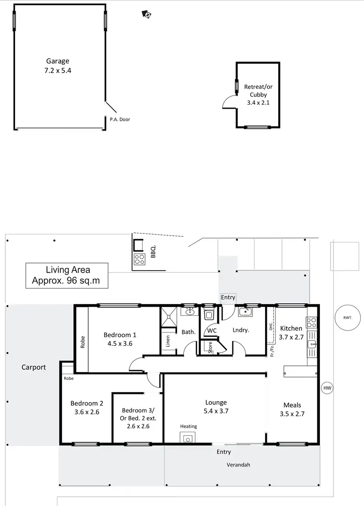 Floorplan of Homely house listing, 25 Colin Street, Loxton SA 5333