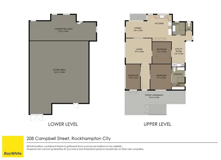 Floorplan of Homely house listing, 208 Campbell Street, Rockhampton City QLD 4700