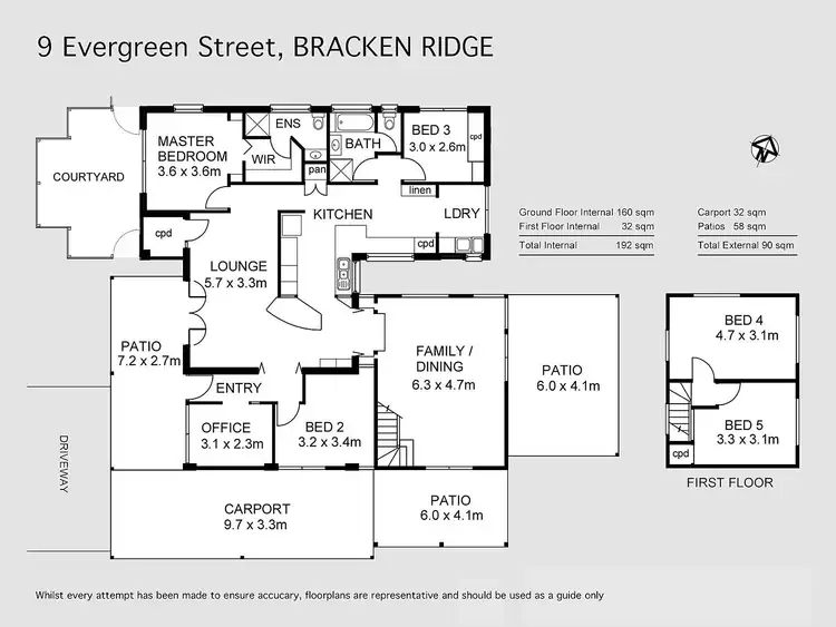 Floorplan of Homely house listing, 9 Evergreen Street, Bracken Ridge QLD 4017