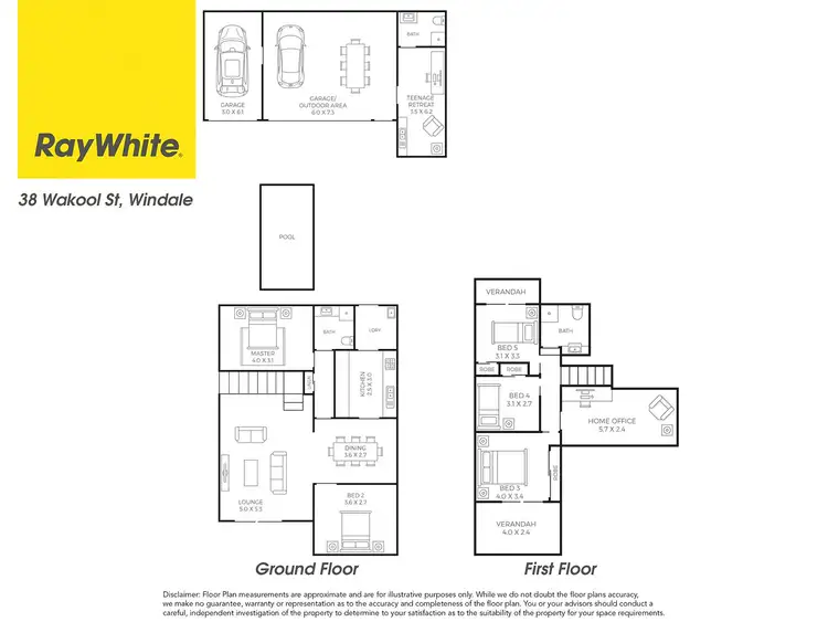 Floorplan of Homely house listing, 38 Wakool Street, Windale NSW 2306