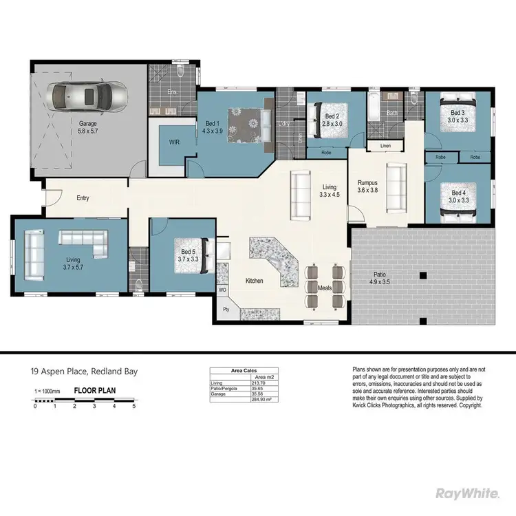 Floorplan of Homely house listing, 19 Aspen Place, Redland Bay QLD 4165