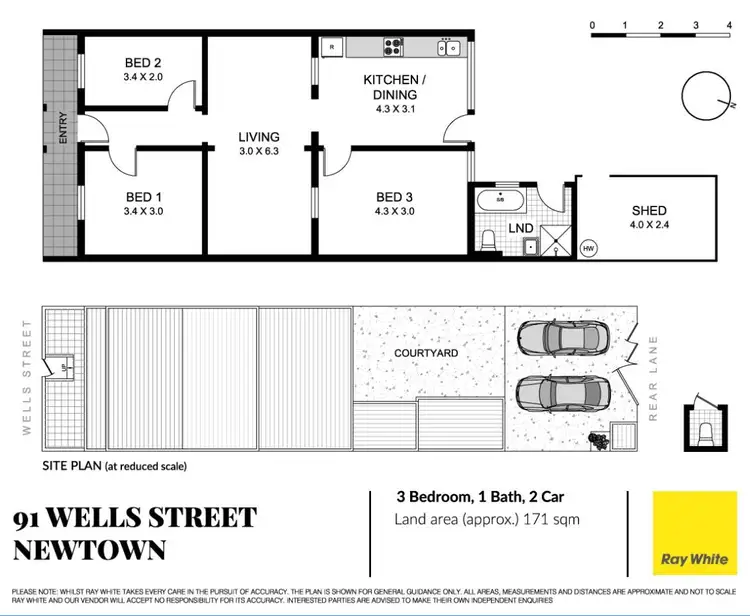 Floorplan of Homely house listing, 91 Wells Street, Newtown NSW 2042