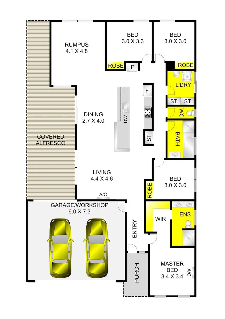 Floorplan of Homely house listing, 40 Hillclimb Drive, Leopold VIC 3224