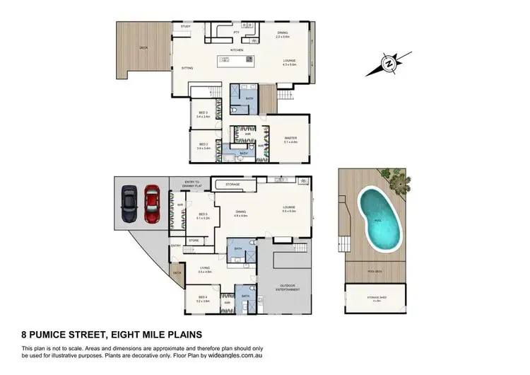 Floorplan of Homely house listing, 8 Pumice Street, Eight Mile Plains QLD 4113