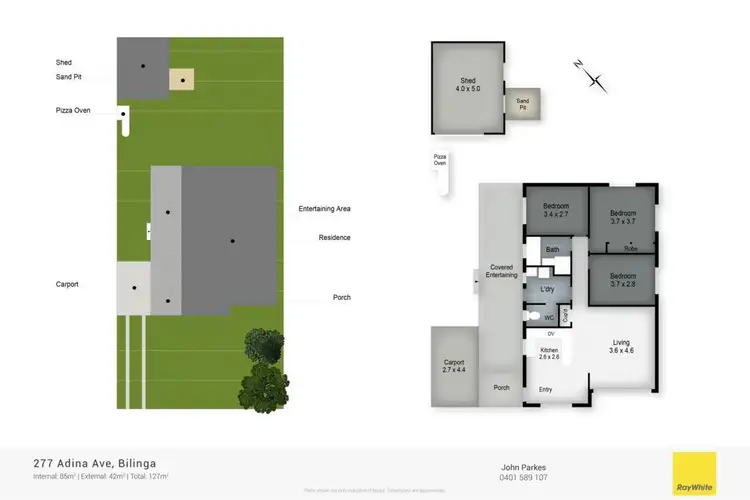 Floorplan of Homely house listing, 277 Adina Avenue, Bilinga QLD 4225