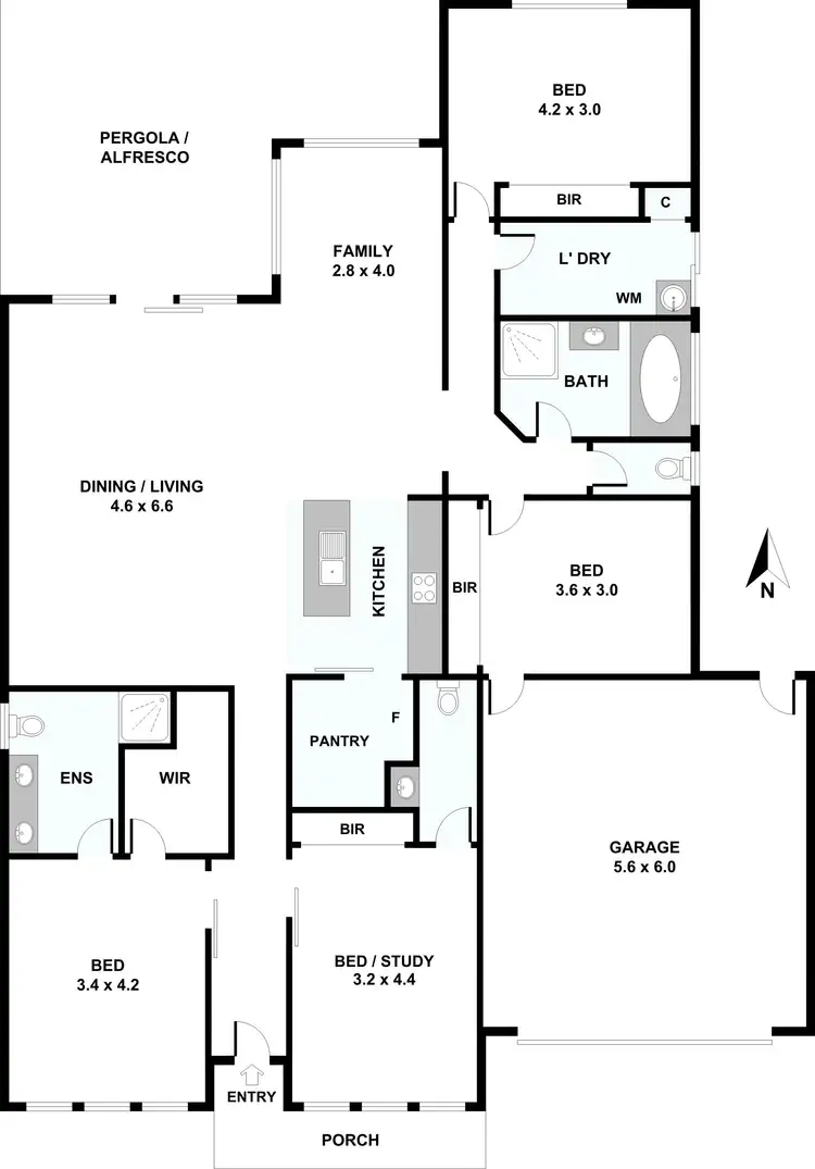Floorplan of Homely house listing, 19 Sundowner Place, Sanctuary Lakes VIC 3030