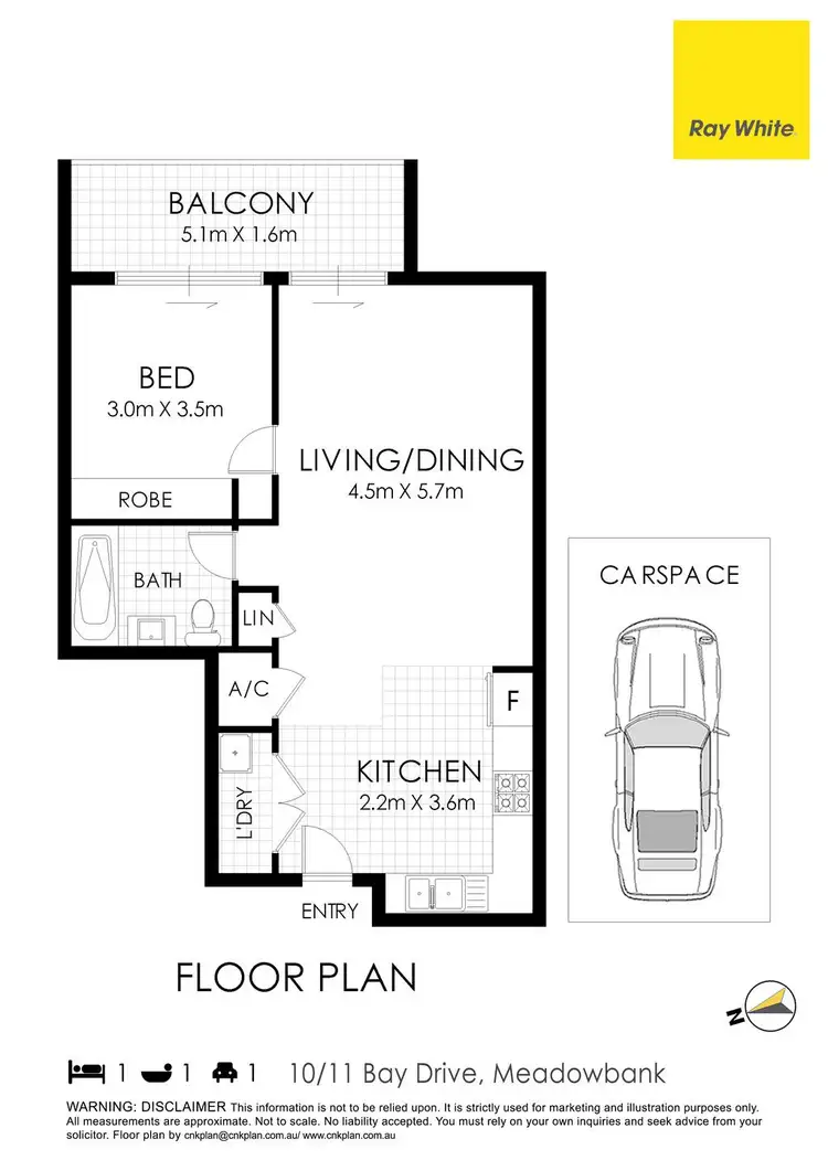 Floorplan of Homely apartment listing, 10/11 Bay Dr., Meadowbank NSW 2114