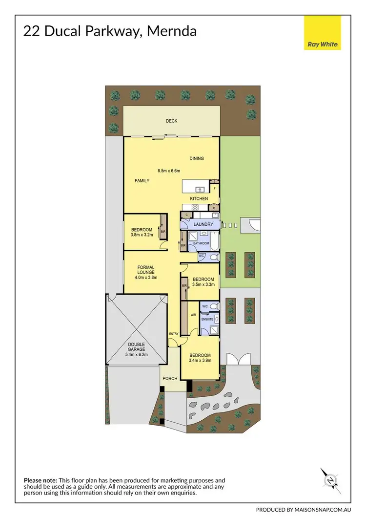 Floorplan of Homely house listing, 22 Ducal Parkway, Mernda VIC 3754