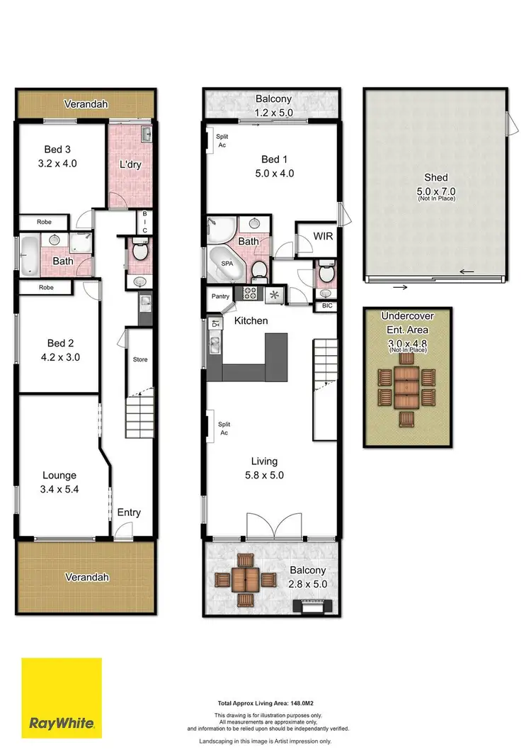 Floorplan of Homely house listing, 4A Seaborne Avenue, Port Willunga SA 5173