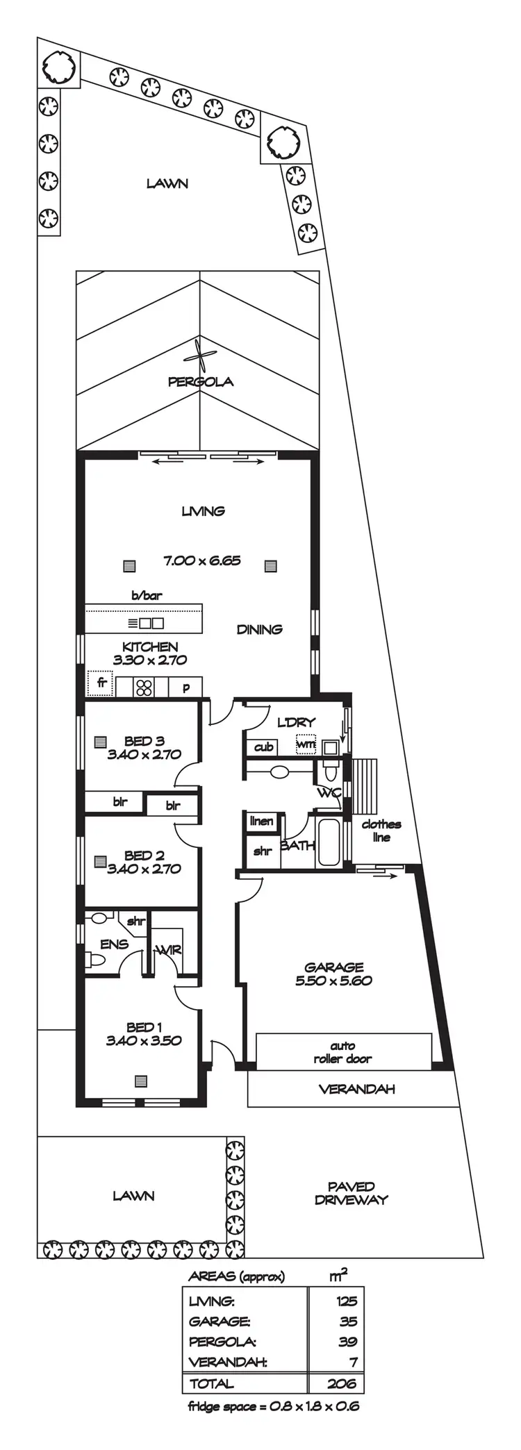 Floorplan of Homely house listing, 49 Gascoyne Avenue, Hillcrest SA 5086