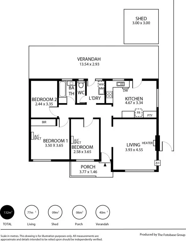 Floorplan of Homely house listing, 48 Jersey Avenue, Kilburn SA 5084
