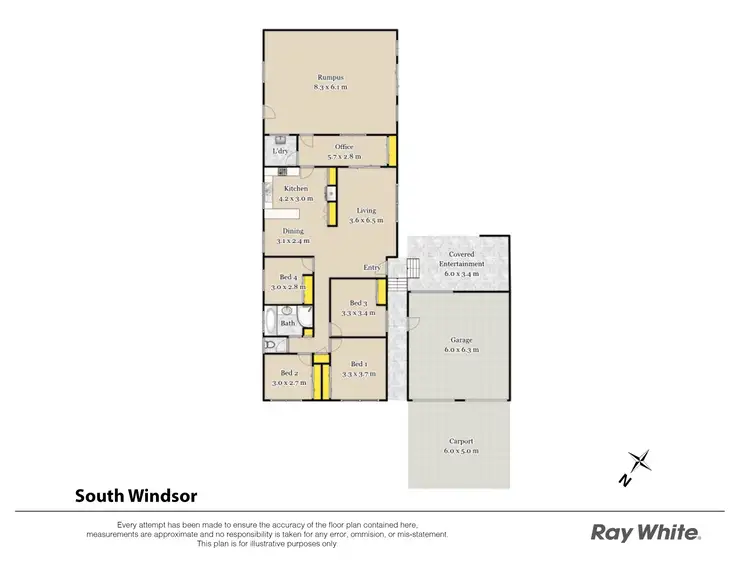 Floorplan of Homely house listing, 6 Bradley Road, South Windsor NSW 2756