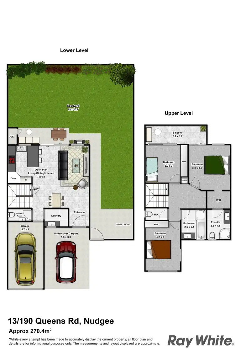 Floorplan of Homely townhouse listing, 13/190 Queens Road, Nudgee QLD 4014