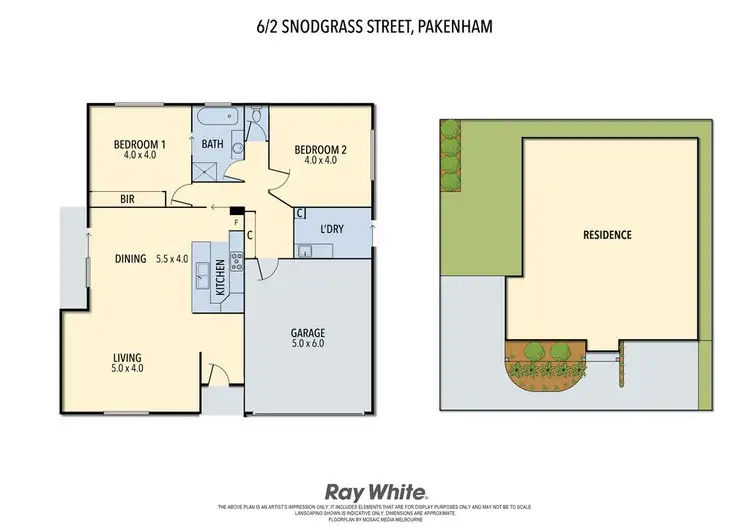 Floorplan of Homely unit listing, 6/2 Snodgrass Street, Pakenham VIC 3810