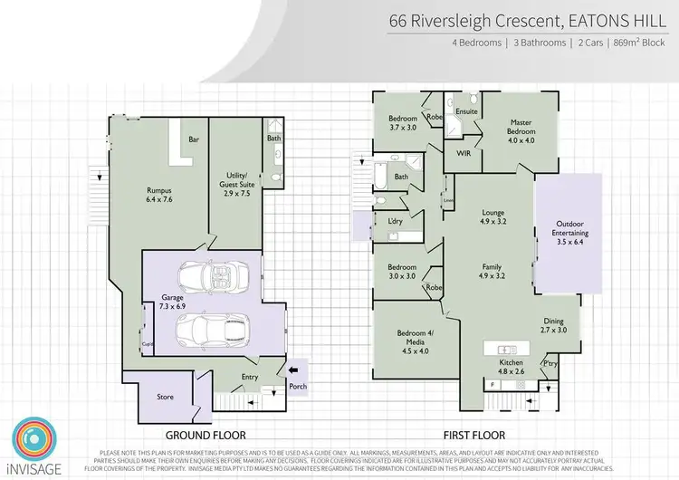 Floorplan of Homely house listing, 66 Riversleigh Crescent, Eatons Hill QLD 4037