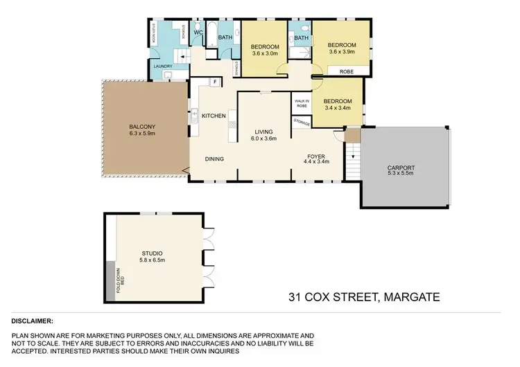Floorplan of Homely house listing, 31 Cox Street, Margate QLD 4019