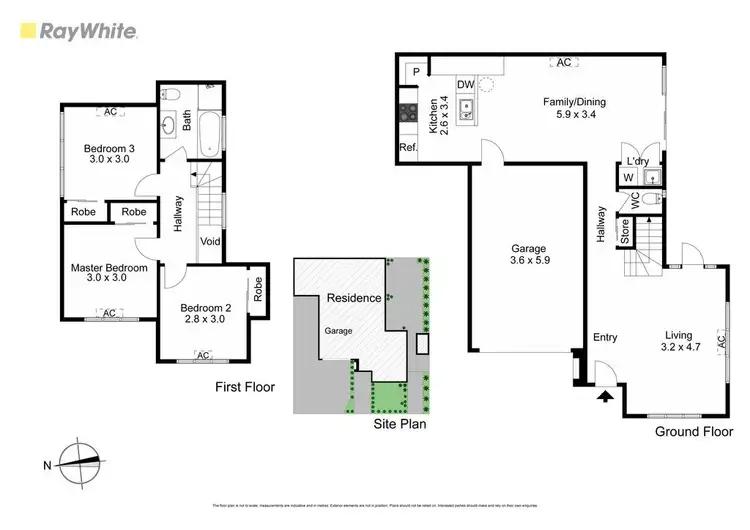 Floorplan of Homely townhouse listing, 2B Clarendon Avenue, Oakleigh South VIC 3167