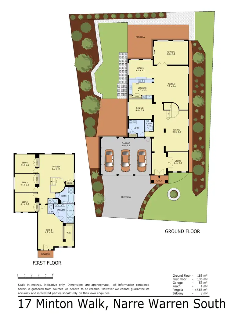 Floorplan of Homely house listing, 17 Minton Walk, Narre Warren South VIC 3805
