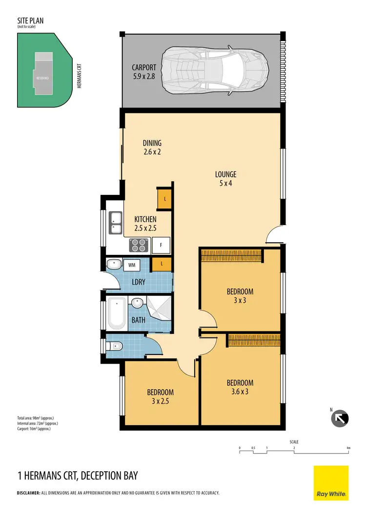 Floorplan of Homely house listing, 1 Hermans Court, Deception Bay QLD 4508