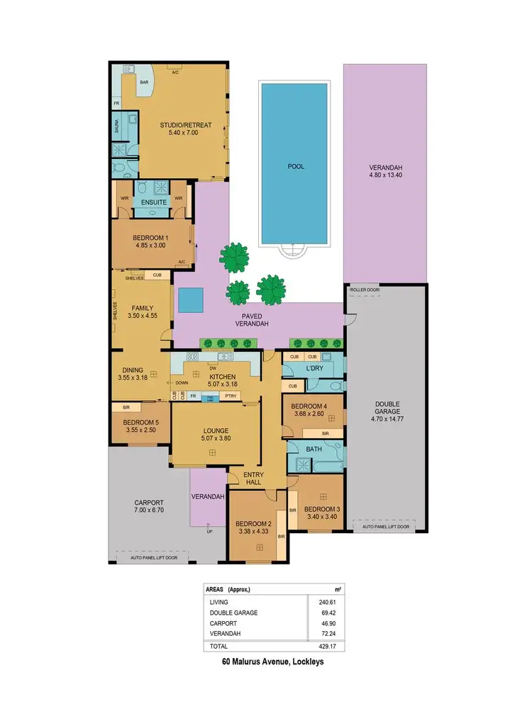 Floorplan of Homely house listing, 60 Malurus Avenue, Lockleys SA 5032