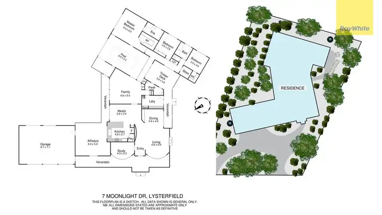 Floorplan of Homely house listing, 7 Moonlight Drive, Lysterfield VIC 3156