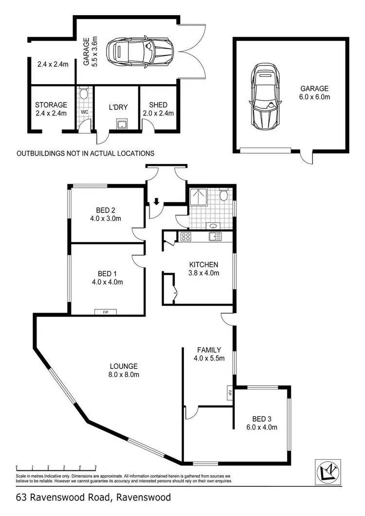 Floorplan of Homely house listing, 63 Ravenswood Road, Ravenswood TAS 7250