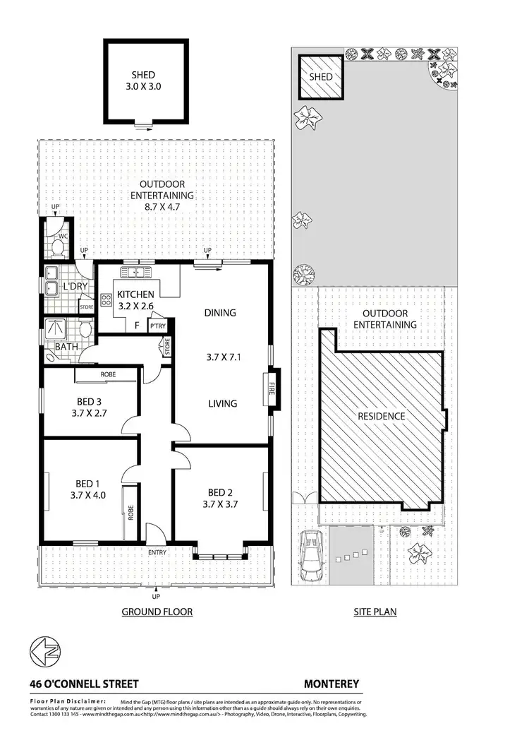 Floorplan of Homely house listing, 46 O'Connell Street, Monterey NSW 2217