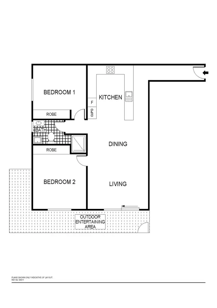 Floorplan of Homely apartment listing, 7/21 Braybrooke Street, Bruce ACT 2617
