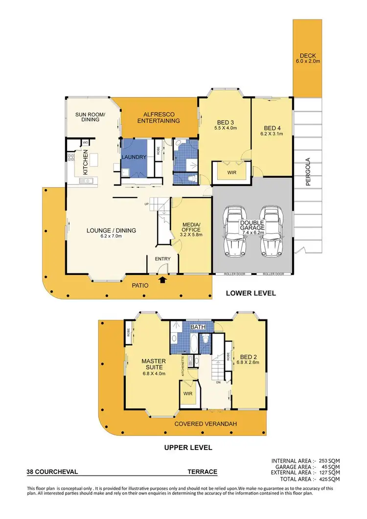 Floorplan of Homely house listing, 38 Courcheval Terrace, Mons QLD 4556