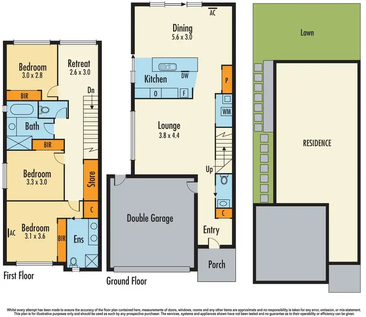 Floorplan of Homely townhouse listing, 5 Agate Lane, Pakenham VIC 3810