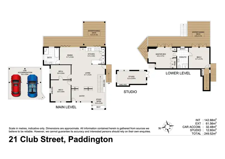 Floorplan of Homely house listing, 21 Club Street, Paddington QLD 4064