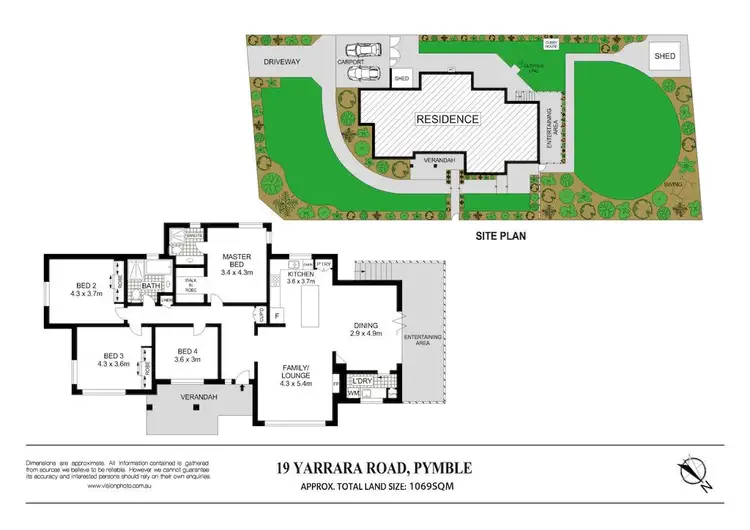 Floorplan of Homely house listing, 19 Yarrara Road, Pymble NSW 2073