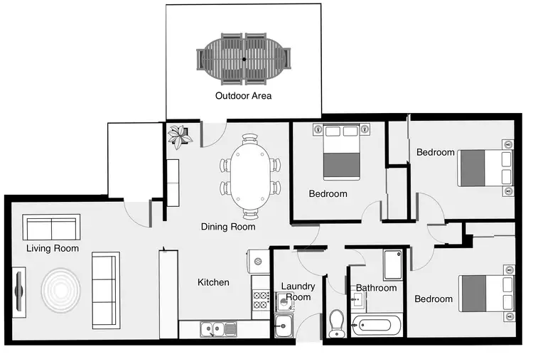 Floorplan of Homely house listing, 4 Lisa Court, Mildura VIC 3500