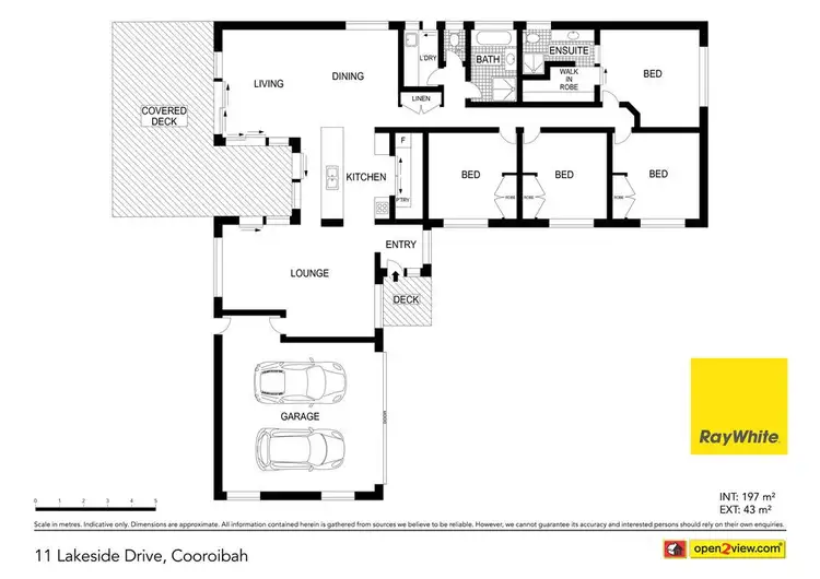 Floorplan of Homely house listing, 11 Lakeside Drive, Cooroibah QLD 4565