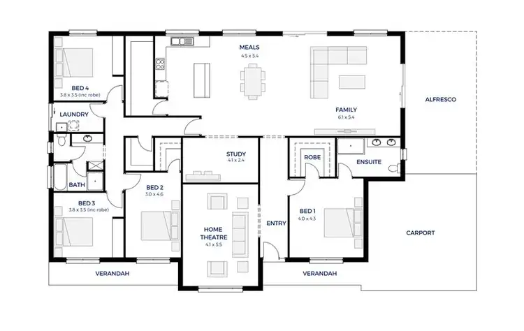Floorplan of Homely house listing, 1156 Bremer Valley Road, Callington SA 5254
