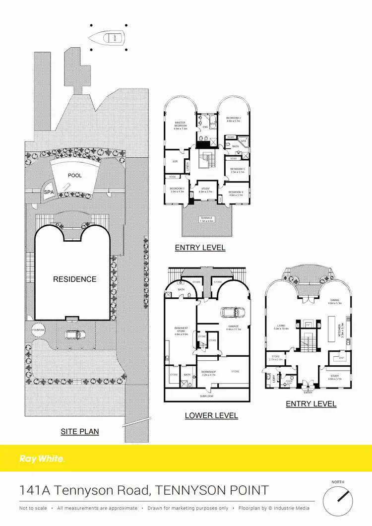 Floorplan of Homely house listing, 141a Tennyson Road, Tennyson Point NSW 2111