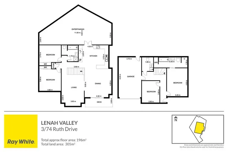 Floorplan of Homely house listing, 3/74 Ruth Drive, Lenah Valley TAS 7008