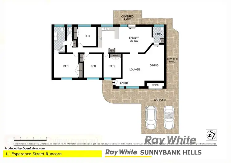 Floorplan of Homely house listing, 11 Esperance Street, Runcorn QLD 4113