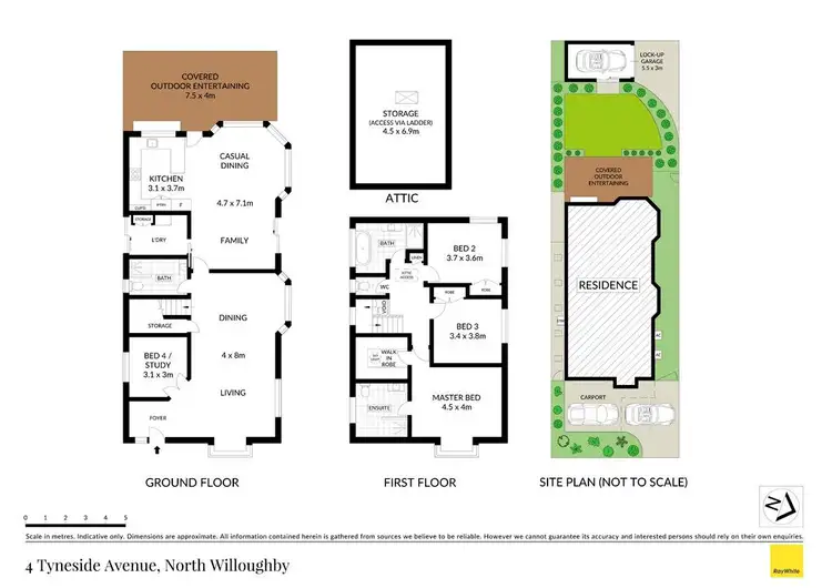 Floorplan of Homely house listing, 4 Tyneside Avenue, North Willoughby NSW 2068