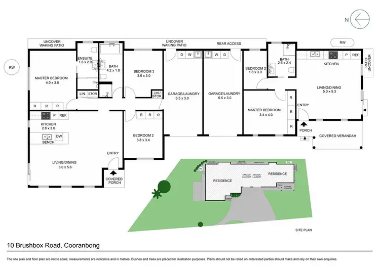 Floorplan of Homely house listing, 10 Brushbox Road, Cooranbong NSW 2265