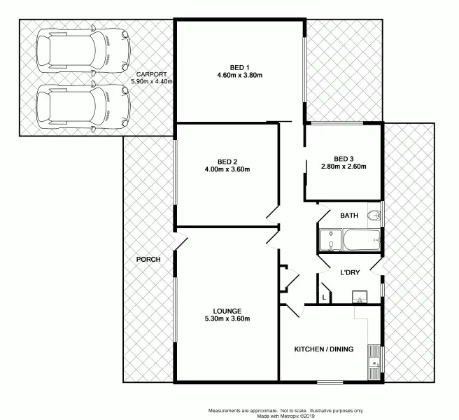 Floorplan of Homely house listing, 17 Kindra Street, Rand NSW 2642