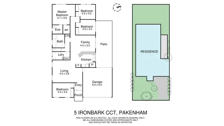 Floorplan of Homely house listing, 5 Ironbark Circuit, Pakenham VIC 3810