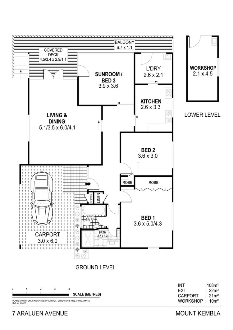 Floorplan of Homely house listing, 7 Araluen Avenue, Mount Kembla NSW 2526
