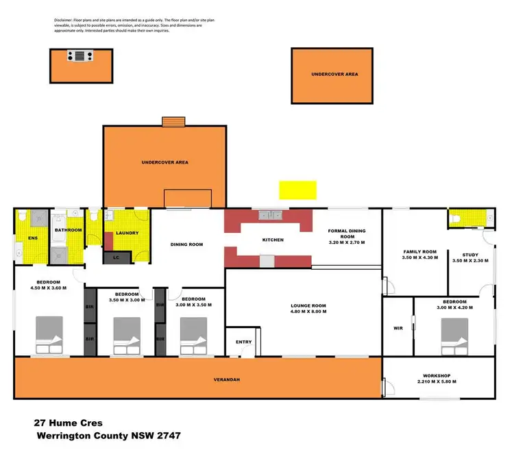 Floorplan of Homely house listing, 27 Hume Crescent, Werrington County NSW 2747