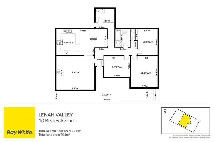 Floorplan of Homely house listing, 10 Bealey Avenue, Lenah Valley TAS 7008
