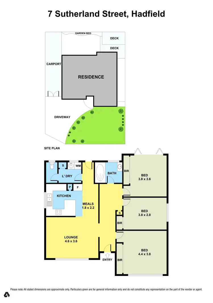 Floorplan of Homely house listing, 7 Sutherland Street, Hadfield VIC 3046
