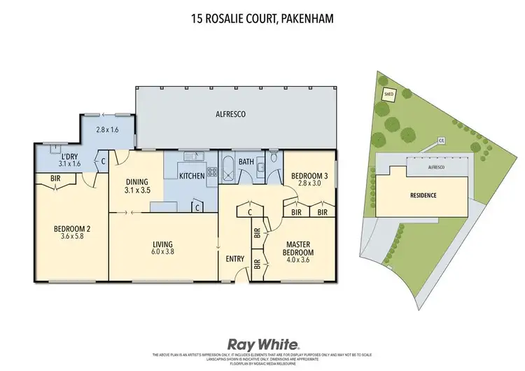 Floorplan of Homely house listing, 15 Rosalie Court, Pakenham VIC 3810