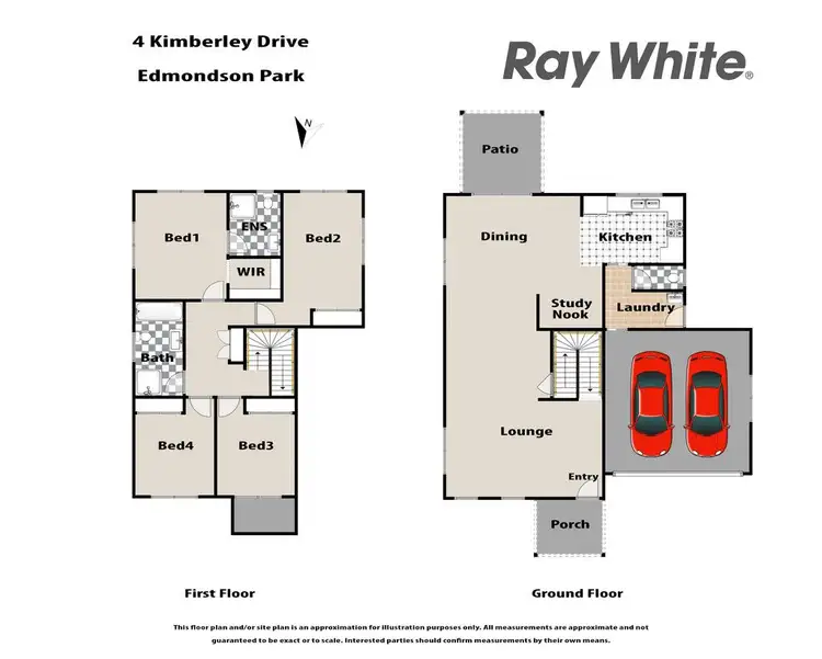 Floorplan of Homely house listing, 4 Kimberley Drive, Edmondson Park NSW 2174