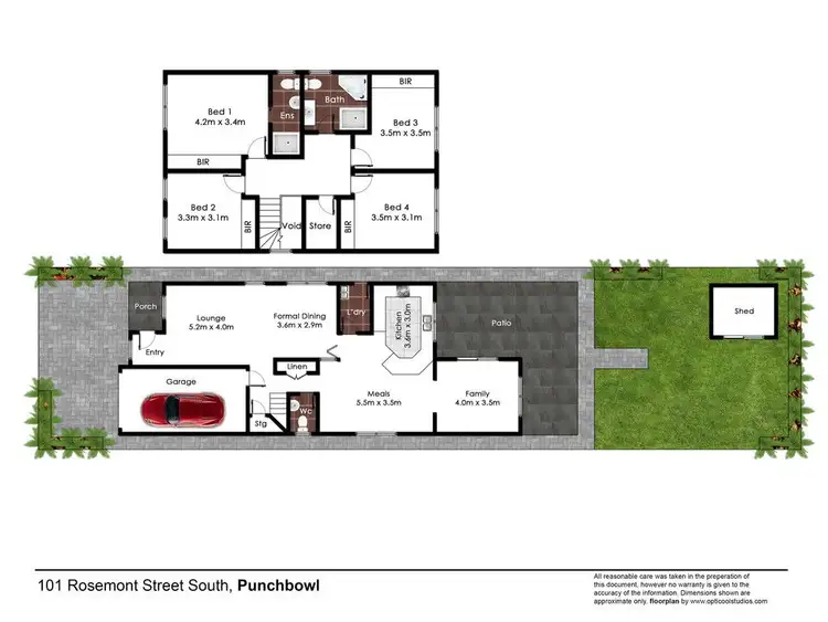 Floorplan of Homely house listing, 101 Rosemont St South, Punchbowl NSW 2196