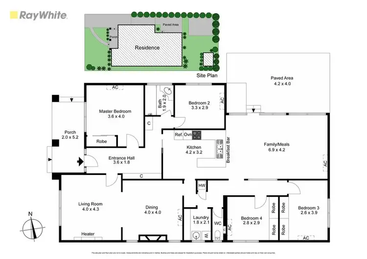 Floorplan of Homely house listing, 34 Hatter Street, Oakleigh VIC 3166